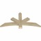 Ekena Millwork Alberta Rough Sawn Timber Gable Bracket, Douglas Fir, 48"W x 24"H x 2"D x 4"F, 12/12 Pitch GBW048X24X0204ALB00RDF - alternate 5